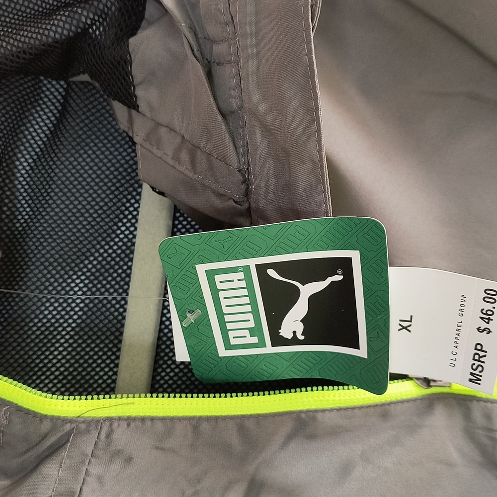 Puma Kids Windbreaker in Castle Rock colorway NWT - Picture 7 of 9